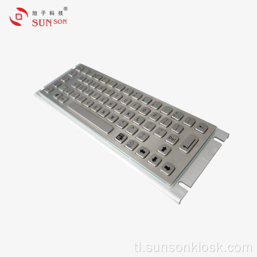 Masungit na Metal Keyboard para sa Kiosk ng Impormasyon